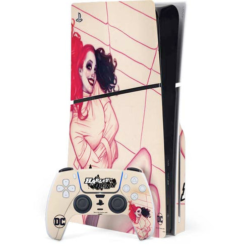 DC Comics Harley Quinn The Hottest of the City Cover New 52 Vol 1 PlayStation PS5 Skins